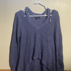 Purple fancy sweater